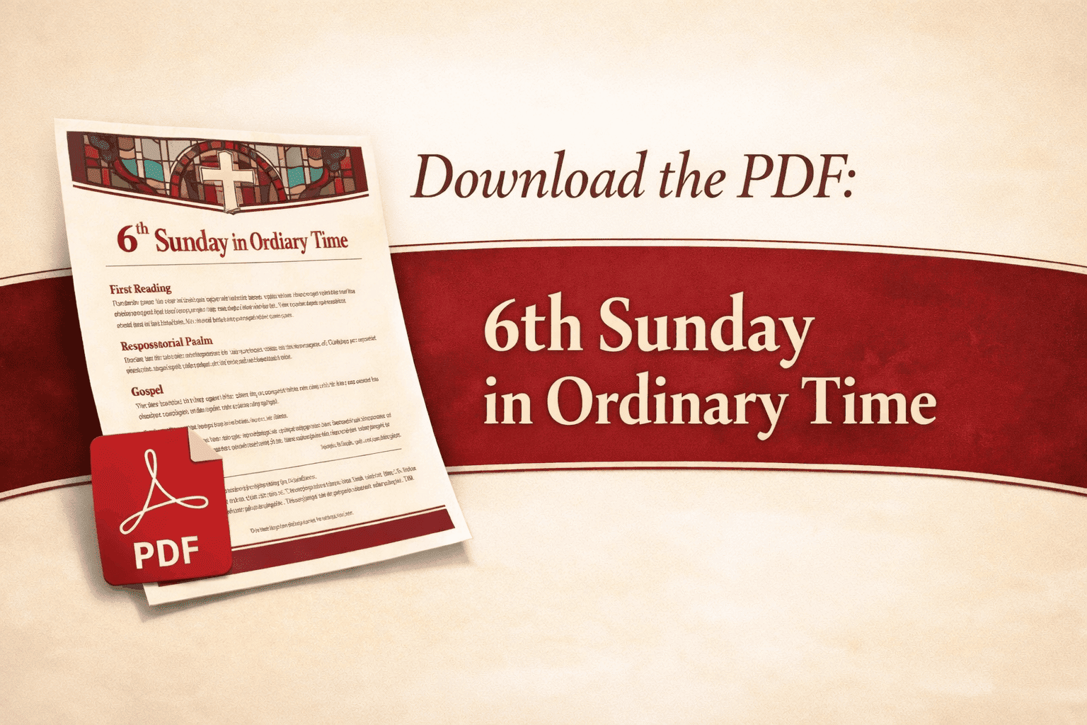 6th Sunday In ordinary Time